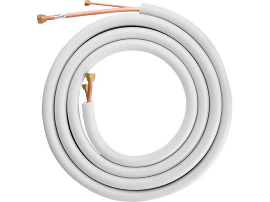 Kältemittelleitung-Doppelrohr Kupfer 1/4',1/2'.L=5m