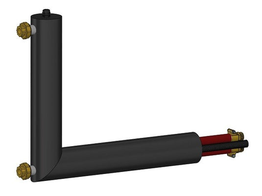 Wärmepumpen-Anschlussset abgewinkelt 90° für Panasonic Wärmepumpen Generation L 230V, AD160mm