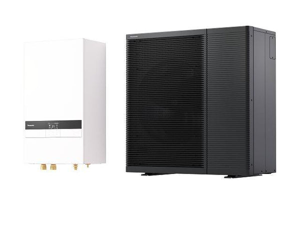 Panasonic Aquarea LT 9 kW 230V, R290 Luftwärmepumpe Monoblock, E-Heize